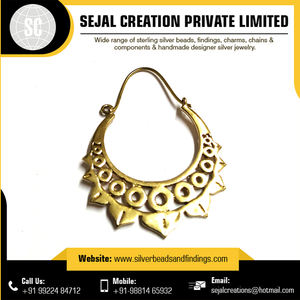 Dernières boucles d'oreilles tribales en argent sterling 925 pour femmes perles naturelles avec motif de fleurs résultats de bijoux pour femmes - Product Image 3