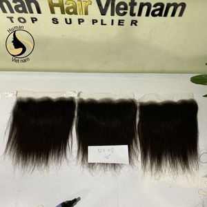 Cheveux malaisiens vierges de couleur naturelle, extension capillaire lisse de haute qualité, à cuticule, tailles 13x4 et 13x6, Swiss HD, vente en gros, - Product Image 1