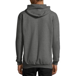 Sudadera con capucha para hombre, de algodón, con Logo personalizado, color gris, hecho por Wings traders - Product Image 3