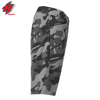 Shorts de vélo de montagne pour hommes, shorts de VTT amples avec doublure rembourrée, shorts de VTT noirs Fox Downhill