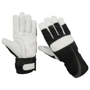 High Quality Customized A Grade Leather Mechanics Industrial Multi Purpose Leather Working Safety Gloves Guantes de Trabajo