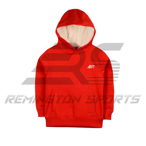 Venta al por mayor fabricante de ropa chico Sudadera con capucha de algodón pesado en blanco logotipo personalizado Sudadera con capucha para niños - Product Image 1