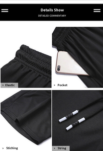 Wholesales <b>Men</b> High Quality Casual Tracksuit Stretchy Running Shorts Colorful <b>T</b>-<b>shirt</b> Contrast Color Shorts Sets - Product Image 6