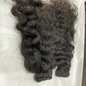 EXTENSIONES DE CABELLO HUMANO DE EXCELENTE CALIDAD SOUTH INDIAN TEMPLE VIRGEN SIN PROCESAR - Product Image 1
