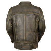 Veste en cuir PU 100% pour homme, best-seller, prix bas, fabrication sur mesure avec étiquette privée de l'acheteur à bas prix