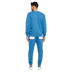 Conception personnalisée de votre propre survêtement deux pièces tissu Polyester uni respirant Sublimation vêtements de sport Slim Fit pour unisexe - Product Image 5