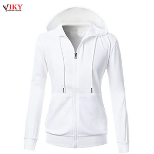 Nouvelles sweats à capuche zippées taille haute pour femmes, style sport, avec logo personnalisé – Vente chaude de sweats à capuche pour femmes - Product Image 6