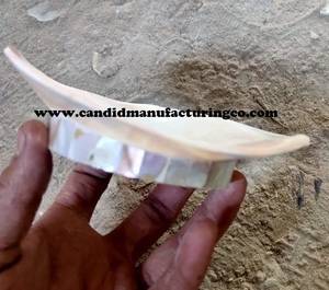 Candid Manufacturing Co naturel nacre thé plateau de café sous-verres tasses arabes assiettes de service rondes cadeaux de Ramadan - Product Image 6