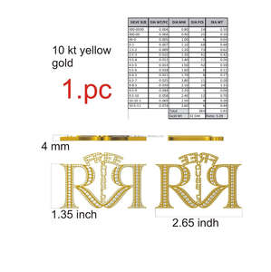 Unisex 10K chapado en oro amarillo IGI certificado 32 gramos colgante de diamante natural collar personalizable para fiestas ocasiones religiosas - Product Image 2