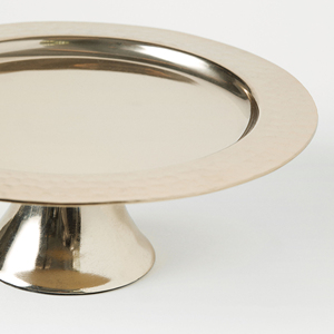 Présentoir de gâteau de mariage en métal dentelle de 12 pouces dernier style INS présentoir de gâteau en fer élégant cristal alimentaire style Cupcakes Desserts sac - Product Image 1