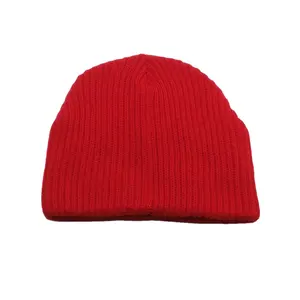 Chapéus malha de inverno simples, chapéus de malha