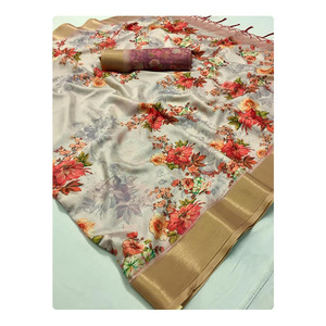 Sari de seda suave de calidad superior de la India Tejido a mano Ropa étnica india tradicional Sari de boda y festivo al mejor precio - Product Image 1