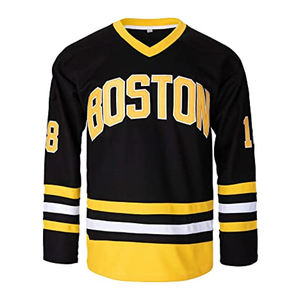 Camiseta de Hockey sobre Hielo Personalizada con Estampado Digital 3D, Secado Rápido, Transpirable, Media Manga, Posiciones de Logotipo en Frente/Trasero/Manga para Hombre - Product Image 1