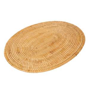 Napperons rectangulaires en rotin tissé naturel pour Table à manger et tapis de Table de cuisine fabriqués au Vietnam - Product Image 2