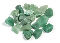 Pierres brutes non taillées d'aventurine verte, cristal de guérison, minéral de quartz irrégulier, cristal de Reiki, décoration chakra, Feng Shui