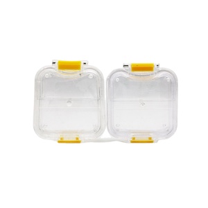 Top selling Transparent Denture Crown Box Plastic Membrane Retainer Case with film for dentist used