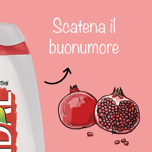 BATH FOAM VIDAL 500 ML <b>FRESH</b> ENERGY POMEGRANATE & <b>GINGER</b> - Product Image 6