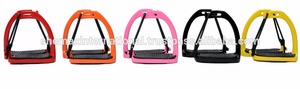 ESTRIBO DE HIERROS DE PAVO REAL SHEMAX con PISOS NEGROS para CABALLO - Product Image 6