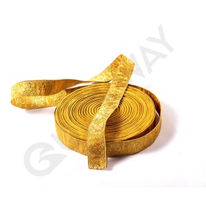 Dentelle de tresse dorée d'uniforme de cérémonie, dentelle de tresse de Mylar français, tresse d'or de fil de Bullion français - Product Image 3