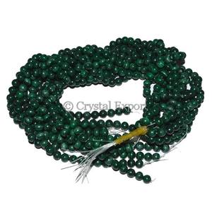 Achat Malachite Perles Rondes | Malachite Perles Rondes En Ligne | Obtenir Malachite Ronde Perles - Product Image 1