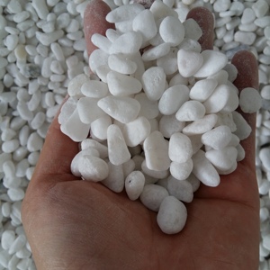 White pebbles landscape <b>stone</b> decoration <b>stone</b> - Product Image 2