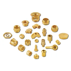 Wholesale Price NTP Threading Standards Precision Brass Machined Parts Brass CNC Turned Components from Indian Manufacturer