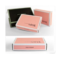 Boîtes d'expédition rigides personnalisées en gros, emballages postaux, boîtes en carton pour livraison, 250 g/m², carton C1S, matériau recyclable