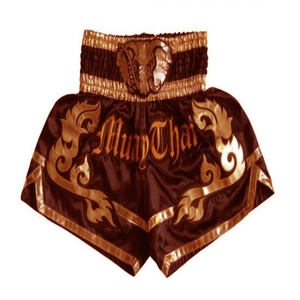 Shorts de boxe MMA pour hommes - Couleurs et logo personnalisables - 100% polyester - Impression par transfert thermique - Toutes les tailles disponibles - Product Image 3