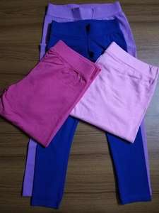 Overstock/Etiquetas de marca de gama alta Niños Niñas Casual Algodón Elástico Cintura elástica Ropa Teñida Leggings rectos Pantalones para adolescentes - Product Image 2