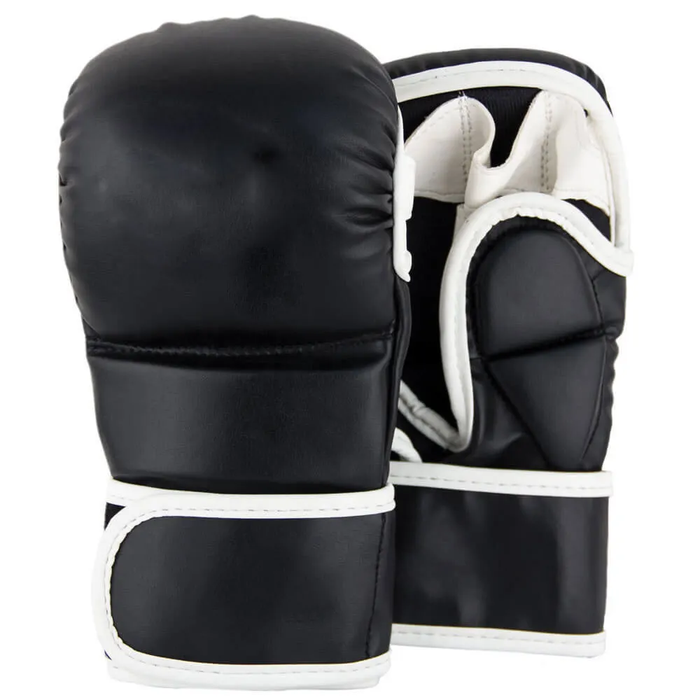 Guantes de boxeo de medio dedo con logo personalizado, guantes de boxeo de alta calidad con medio dedo, guantes de combate para mma, guantes de entrenamiento de garantía