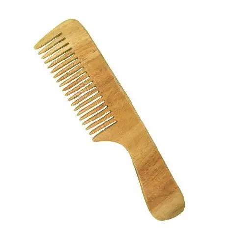 Top unique finished natural 100% wood hair comb wholesale manufacturer and exporter wholesale wood beard comb from India