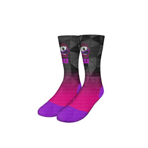 Chaussettes de sport pour hommes de haute qualité Logo personnalisé imprimé Chaussettes de sport légères sublimées par teinture - Product Image 6