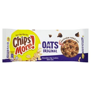 Chipsmore Oats Original Cookies Biscuit Chip au chocolat 163,2G Texture croustillante Goût sucré Forme Durée de conservation 12 mois Sachet - Product Image 1