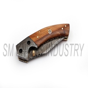 Couteau damas personnalisé, fait main, magnifique couteau de poche/pliable (smk1238) - Product Image 6