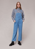 Nouvelle combinaison courte en jean formelle pour femme avec détails boutonnés, écologique, lavée, coupe-vent, séchage rapide, Spandex/Coton, Collection 2018
