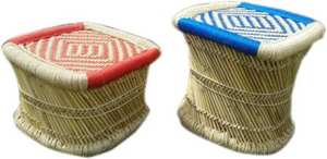 Taburete escalonado de bambú para exteriores, muebles sencillos de ratán para jardín, fiesta, silla de ratán - Product Image 3