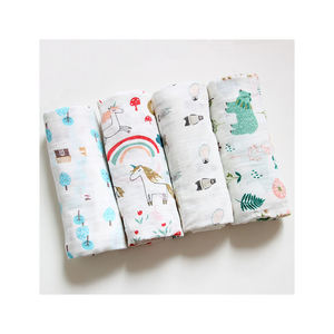 Newborn Baby <b>Muslin</b> <b>Swaddle</b> <b>Blanket</b> - Product Image 1