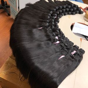 Venta al por mayor de pelo Remy vietnamita de hueso sedoso Extensiones de cabello humano directo alineado con cutícula recta súper estirada Doble - Product Image 4