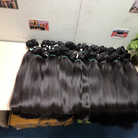 Cheveux humains lisses vierges à cuticules, de couleur vierge brut, origine japon