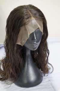 Venta al por mayor ruso rizado Frontal encaje ondulado peluca 100% virgen indio cabello humano doble dibujado personalizado DHL envío - Product Image 6