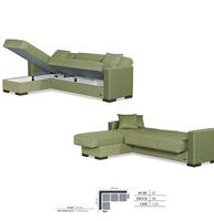 Hochwertiges Chesterfield-Sofa im traditionellen Design, großes ausziehbares Ecksofa mit Relaxfunktion, umwandelbar, mit Kühlbezug, Bestseller