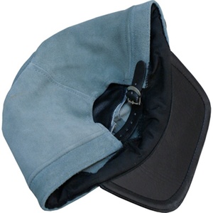Sombrero de motorista de cuero de gamuza genuina con adorno, color personalizado, unisex, para todas las estaciones, 2017 - Product Image 2