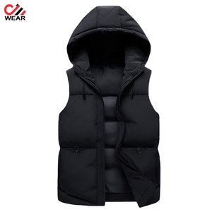 Chaleco de tela de nailon con estampado de pantalla personalizada para hombre, ropa informal de tela acolchada, hecho en paquistaní, venta al por mayor - Product Image 4