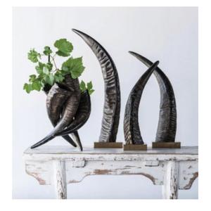 Claxon decorativo Natural de búhos, producto en oferta, par de bocina, producto al por mayor con color blanco natural - Product Image 5