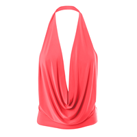 OEM Personnalisé de Haute Qualité, Écologique, Léger, en Mousseline de Soie Plissée, Taille Naturelle, Lavable, Fluide, Sans Manches, Dos Nu, Col Bénitier, Coupe Basse