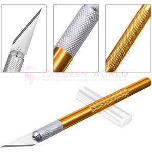 Cuchillo para Uñas de Calidad Profesional, Juego de 4 Piezas con 40 Cuchillas de Acero Inoxidable para Cortar, Tallar, Scrapbooking y Arte - Product Image 3