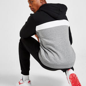 Sudadera con capucha de algodón OEM de alta calidad para hombre, estilo urbano, para gimnasio, corte ajustado. - Product Image 3