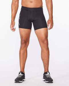 Pantalones cortos de compresión para hombre, ropa deportiva superelástica, material transpirable - Product Image 4
