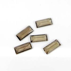 ควอตซ์สีน้ำตาลธรรมชาติ 8x4 มม. รูปทรงสี่เหลี่ยมผืนผ้าเจียระไนแบบบาแกตต์ พลอยหลวมคุณภาพ AA น้ำหนัก 0.50 กะรัต สำหรับทำเครื่องประดับ - Product Image 6