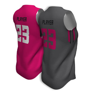 Uniforme de baloncesto personalizado OEM de poliéster, estilo estadounidense, 100% cosido, de alta calidad, reversible, para mujer. - Product Image 4